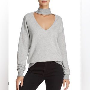 NWT n:Philanthropy Women's gray mock neck sweatshirt